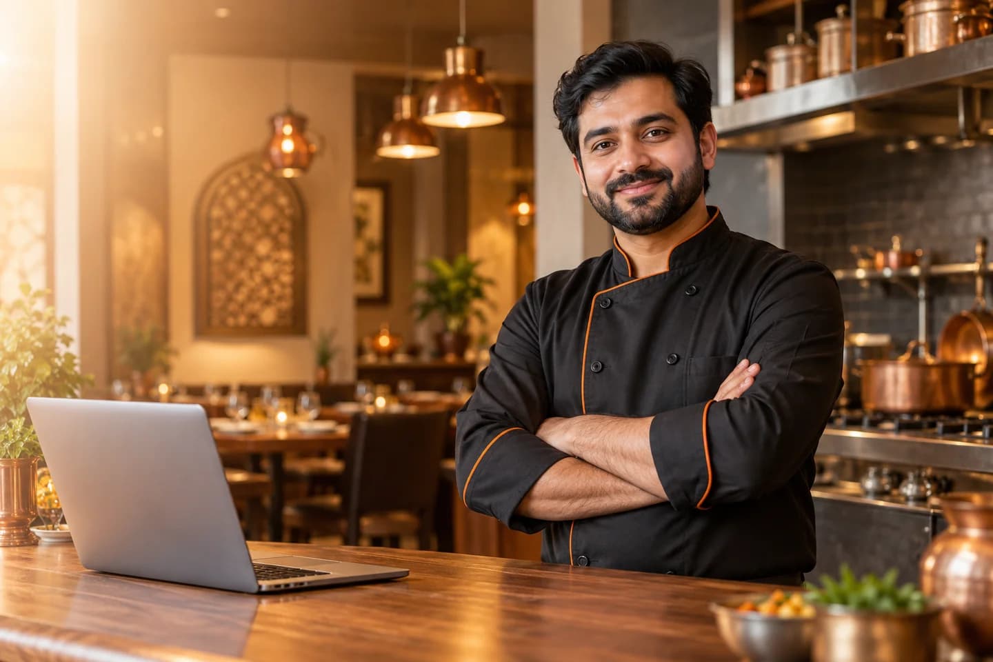 Illustrative local restaurant chef